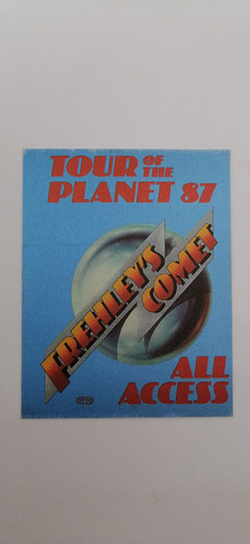 Kiss Ace Frehley Tour Of The Planet 1987 Gafete All Access