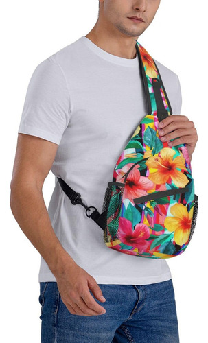 Manqinf Hawaii Bolso De Honda Hawaiano, Bolsas De Cofre De H Color Negro Diseño De La Tela Liso