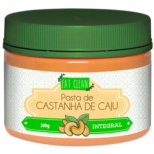 Pasta de Castanha de Caju Integral 100% pura Eat Clean 300g