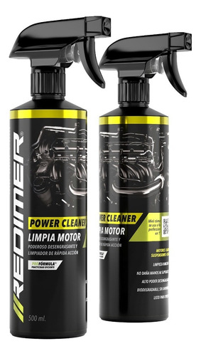 Limpia Motores Power Cleaner Auto Moto - Redimer 500 Ml