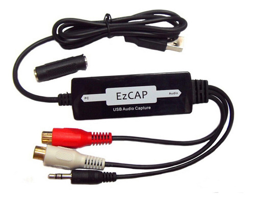 Cable De Audio Ezcap Usb De 3,5 Mm, Grabber, Editar Audio Pa