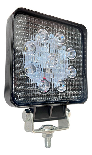 Neblinero 9 Led Luces Foco 10-30v 4x4 Auto Camión Cuadrado