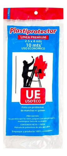 3 Pack Plástico Protector Pinta Sin Problemas, Cubre Polvo
