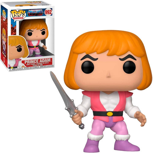 Funko Pop Mestres Universo He-man Principe Adam 992 Masters