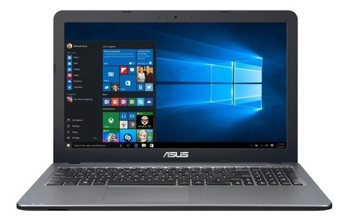 Laptop  Asus VivoBook X540MA plata 15.6", Intel Celeron N4000  4GB de RAM 500GB HDD, Intel UHD Graphics 600 60 Hz 1366x768px Windows 10 Home