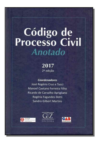 Codigo De Processo Civil - Anotado - 02ed/17