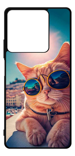 Case Funda Protector Para Xiaomi Note 13 5g Gato Lentes