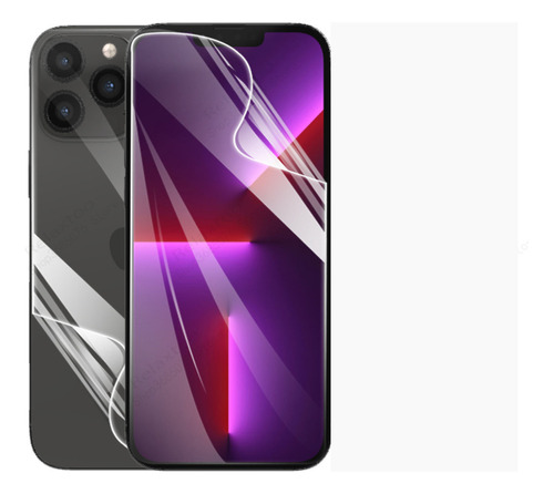 Film Silicona Hidrogel Templado Pantalla Back Para iPhone XR