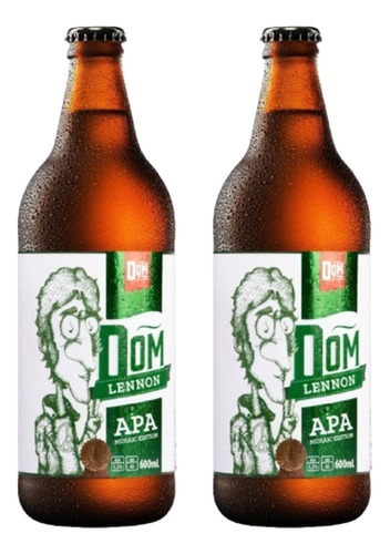 Cerveja Artesanal Dom Lennon Apa Garrafa 600 Ml-x2