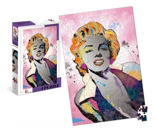 Puzzle Marilyn Monroe Mujer Feminismo Colores 300 Piezas 