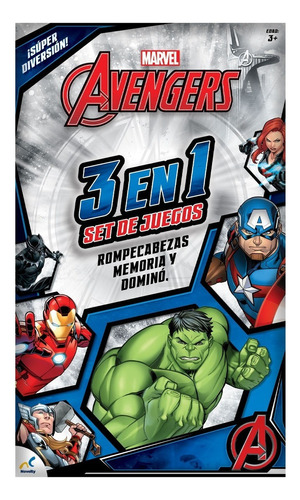 Set De Juegos 3 En 1 Avengers