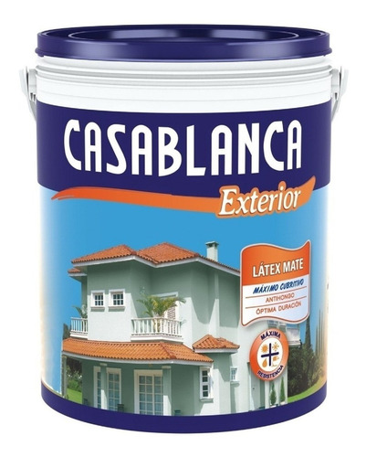 Pintura Latex Exterior Antihongo Casablanca  X 20 Lts.