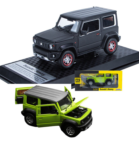 Coche De Metal Miniatura Jimny 1/18 Del Vehículo Todoterreno