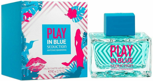 Edt 2.7 Onzas Play In Blue Seduction Por Antonio Banderas