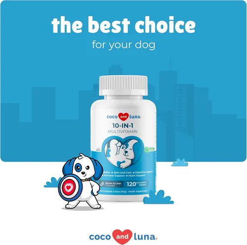Multivitamínico 10 En 1 Para Perros 120 Tabletas Masticables