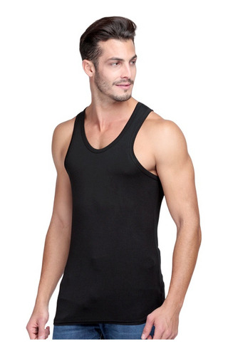 Polera Musculosa Para Hombre - 100% Algodon - Camiseta