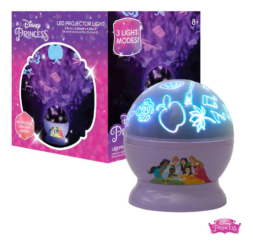 Lámpara Proyector Led Disney Princesas Cenicienta Bella