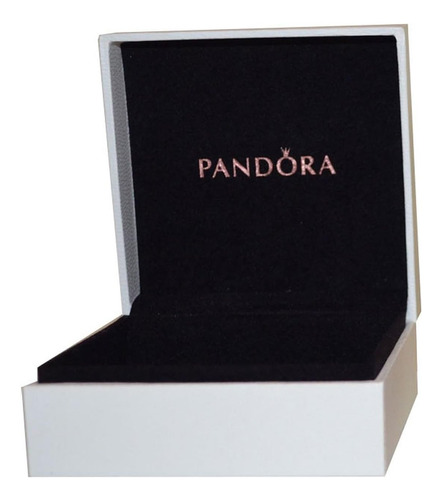 Caja De Regalo Blanca Pequeña Pandora Para Dijes (2,75 Pulga