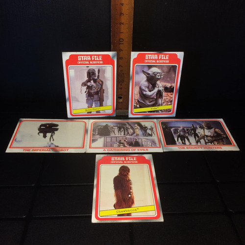 Star Wars 13 Traiding Cards Vintage De El Imperio Cotraataca