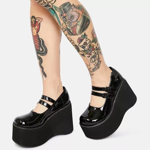 Zapatos De Plataforma De Tacón Alto Para Mujer