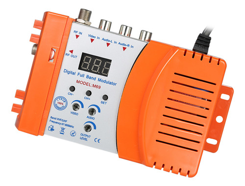 Amplificador De Audio Modulador Ac120v, Convertidor Uhf Sign