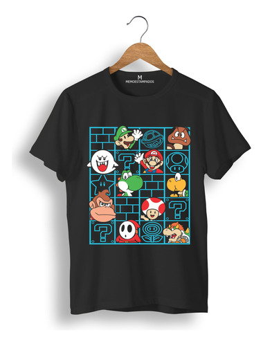 Remera: Mario Bros Friends Memoestampados