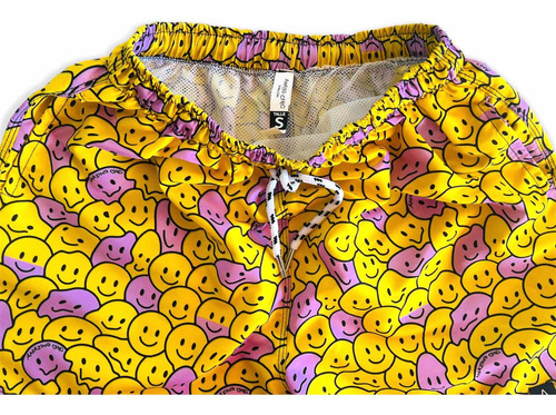 Imagen 5 de 6 de Short De Baño Hombre Emoji Smile Family Look Papa