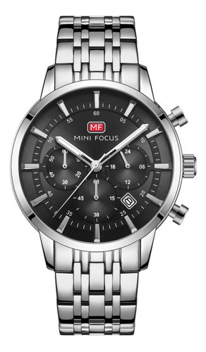 Reloj Para Hombre Mini Focus Mf0282g Mfa611901 Plateado