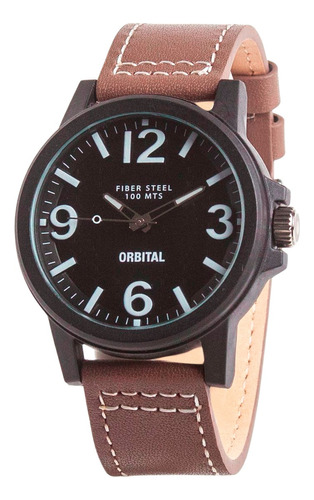 Reloj Orbital Cuero Original Caballero Gc405203 10atm Cyber 