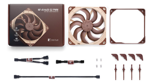 Ventilador Para Pc Noctua Nf-a14x25 G2 Pwm 140 Mm De Primera
