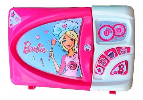 Microonadas Barbie Glam Sonido Comiditas Chef Miniplay Byp