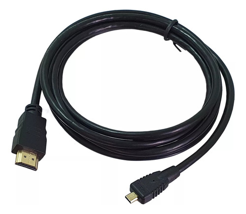 Cabo Hdmi P/ Canon Eos R6 Micro Hdmi De 1,50 Metros