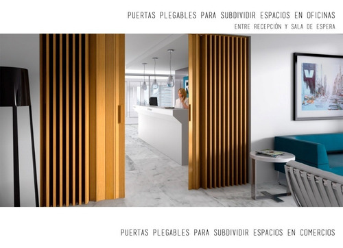 Imagen 3 de 10 de Puerta Plegable Pvc Color Madera Fresno Varias Medidas