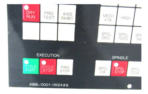 New Fanuc A98l-0001-0524 Membrane Keysheet A98l00010524 Ddb