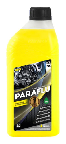 Aditivo Radiador Pronto Uso Paraflu Hibrido Life Amarelo 1L