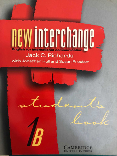 New Interchange. Students Book. 1b. Cambridge. Belgrano