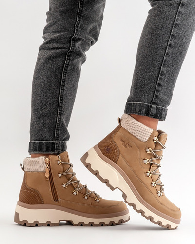 Botas Lady Stork Mujer Trekking Petalo Borcego Outdoor Moda
