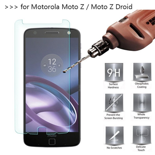 Cristal Templado Motorola Moto Z Alta Calidad Envio Gratis