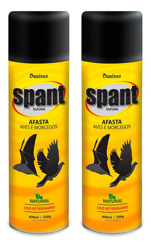 2x Repelente Olfativo Natural Aves Morcego Óleo Mamona 400ml