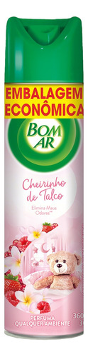 Refil aromatizante Bom Ar cheirinho de talco 360 ml