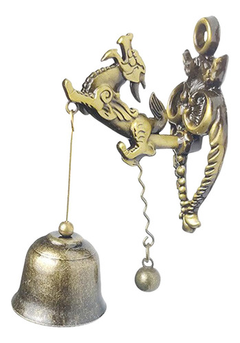 Campana De Hierro Fundido Para Puerta Delantera, Vintage
