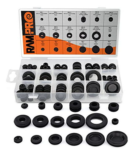 Kit Gomas De 18 Tamaños - Para Cableado, Tapones Y Empaques 