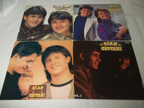 Lp Vinil - Gian E Giovani - 4 Discos