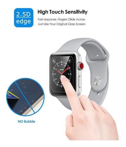 Vidrio Templada Apta Para Todas Series Y Tallas Apple Watch