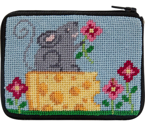 Mouse Queso Cartera Aguja Kit -punto Cierre