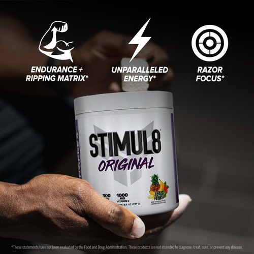 Finaflex Stimul8 Original Fruit Punch 35 Serv Antes Do Trein
