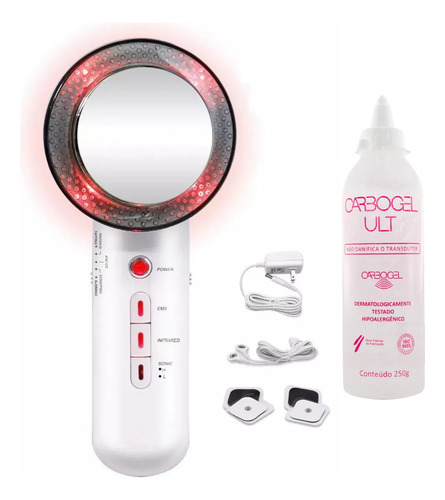 Aparelho Lipo Cavitação Reduzir Gordura Localizada Celulite 127/220V
