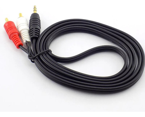 Cabo De Áudio Auxiliar P2 X 2 Rca Macho Estéreo 1,5mt Player