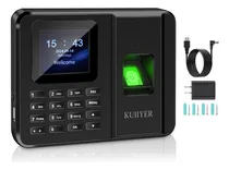 Comprar Reloj Checador Huella Biométrico Digital Kuiiyer Soporte Para 12 Idiomas Y Voz Aisoporte Para El Reconocimiento De Huellas Dactilares Reconocimiento De Pin Soporte Para Exportar Datos Por Usb