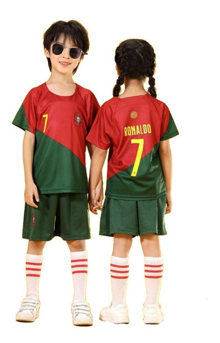 Camiseta Portugal N° 7 Cristiano Ronaldo Cosplay